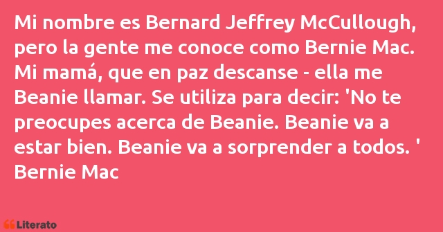 Frases de Bernie Mac