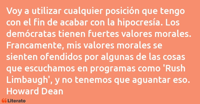 Frases de Howard Dean