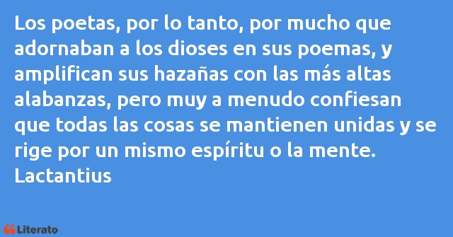 Frases de Lactantius