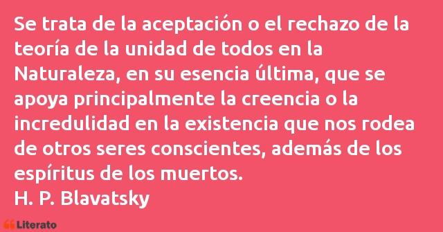 Frases de Helena Blavatsky