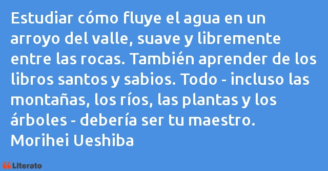 Frases de Morihei Ueshiba