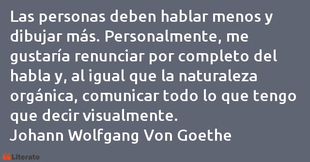 Frases de Johann Wolfgang Von Goethe