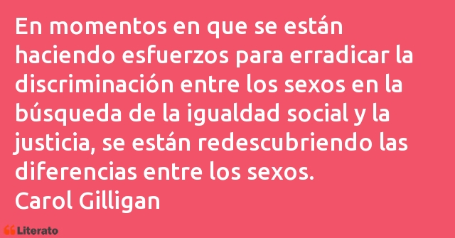 Frases de Carol Gilligan