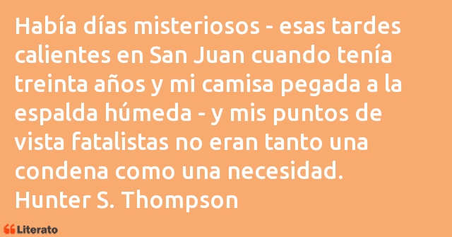 Frases de Hunter S. Thompson