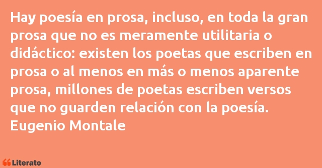 Frases de Eugenio Montale