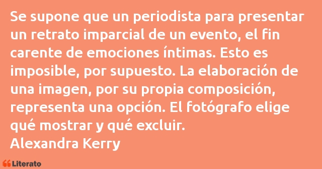 Frases de Alexandra Kerry