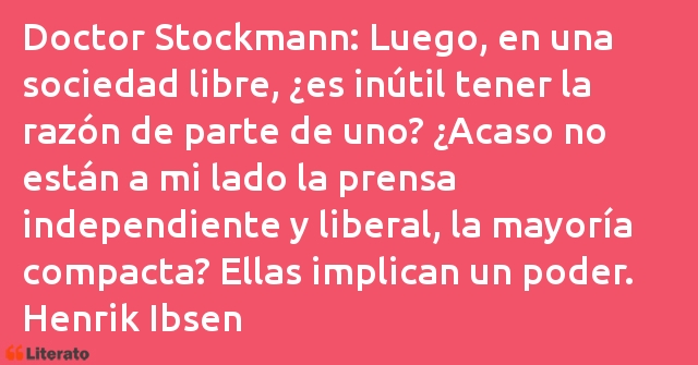 Frases de Henrik Ibsen