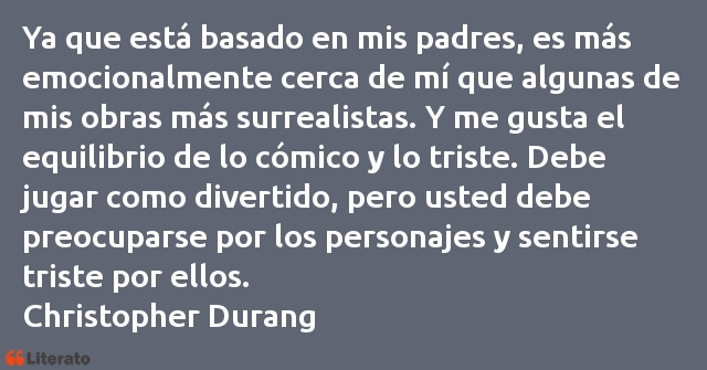 Frases de Christopher Durang