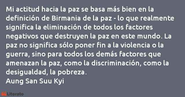 Frases de Aung San Suu Kyi