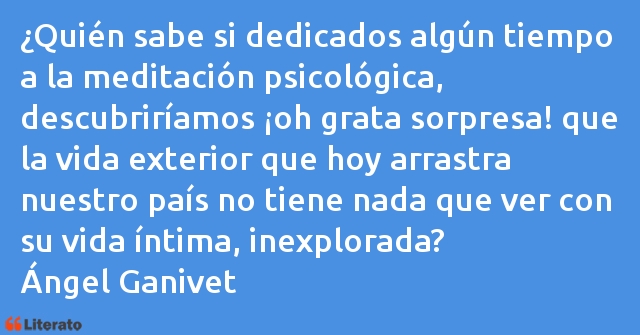 Frases de Ángel Ganivet