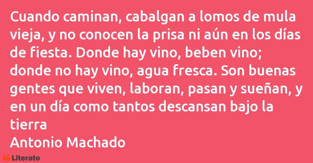 Frases de Antonio Machado