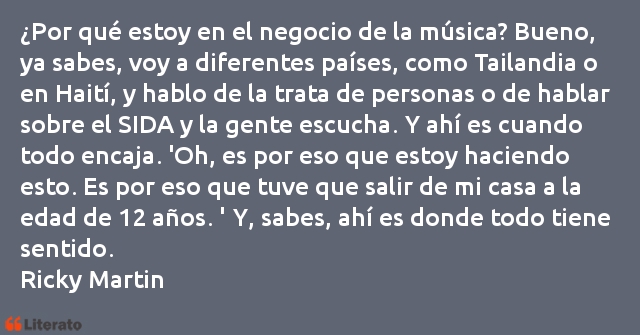 Frases de Ricky Martin