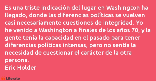 Frases de Eric Holder