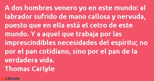 Frases de Thomas Carlyle