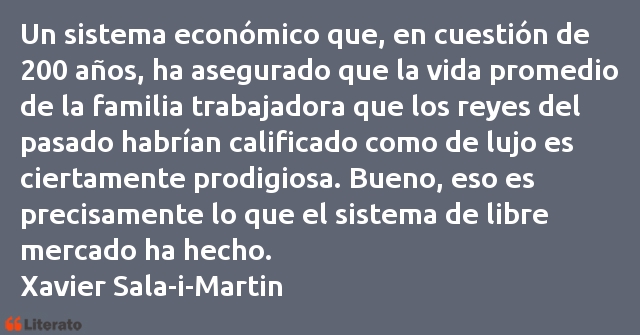 Frases de Xavier Sala-i-Martin