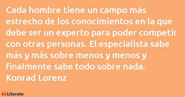 Frases de Konrad Lorenz