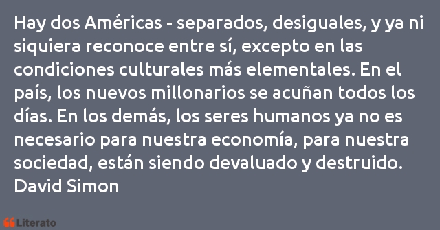 Frases de David Simon