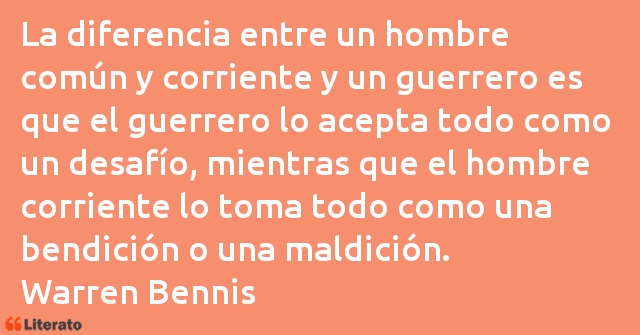 Frases de Warren G. Bennis