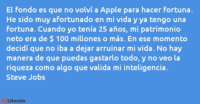 Frases de Steve Jobs