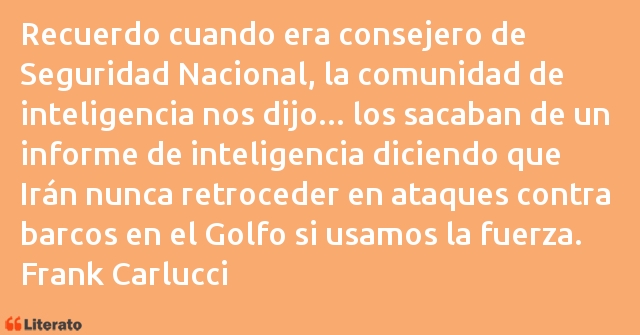 Frases de Frank Carlucci