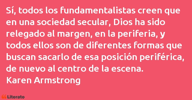 Frases de Karen Armstrong