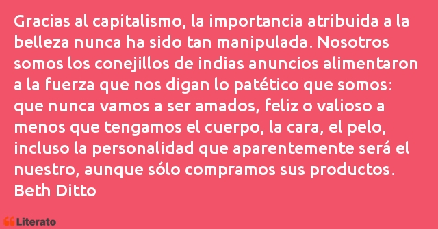 Frases de Beth Ditto