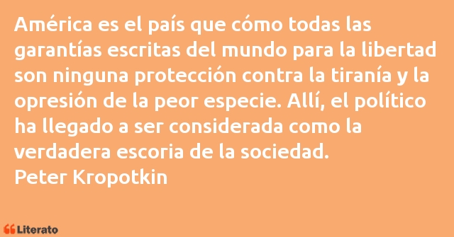 Frases de Peter Kropotkin