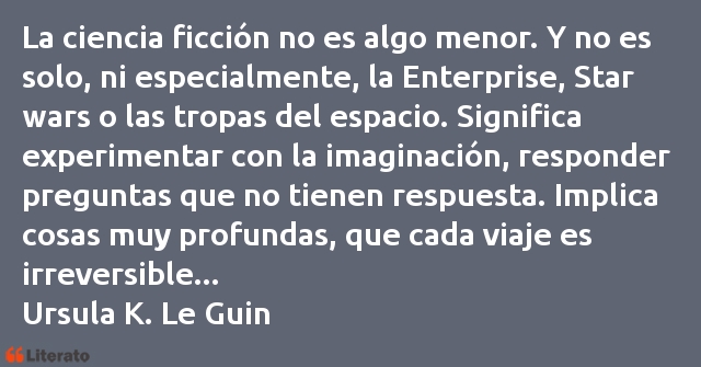 Frases de Ursula K. Le Guin