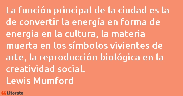 Frases de Lewis Mumford