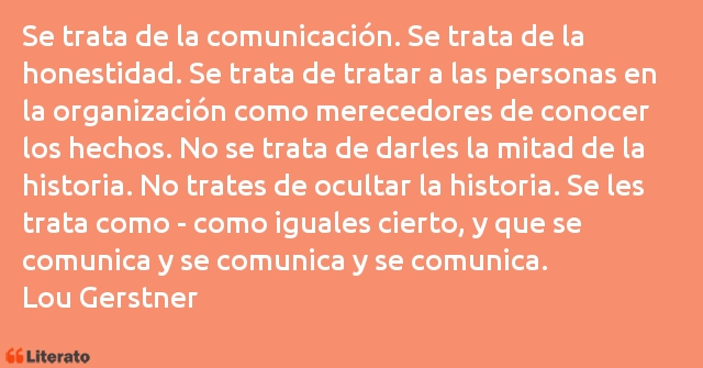 Frases de Lou Gerstner