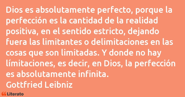 Frases de Gottfried Wilhelm Leibniz