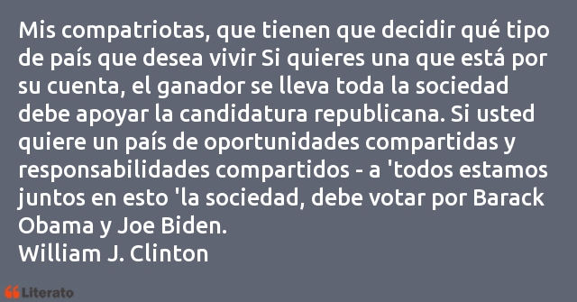 Frases de Bill Clinton