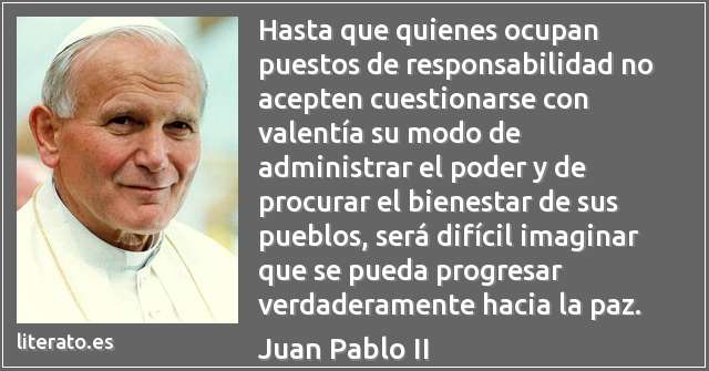 Frases de Juan Pablo II