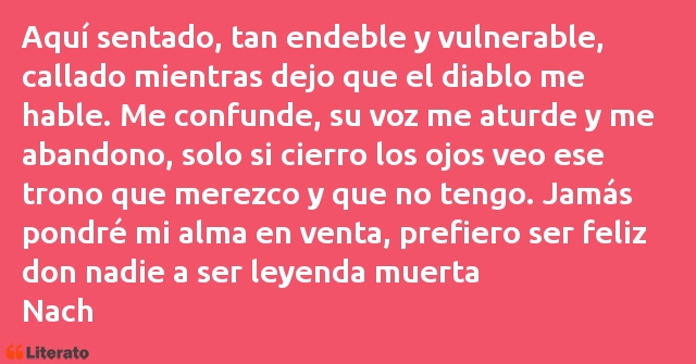 Frases de Nach