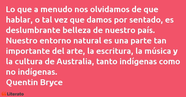 Frases de Quentin Bryce