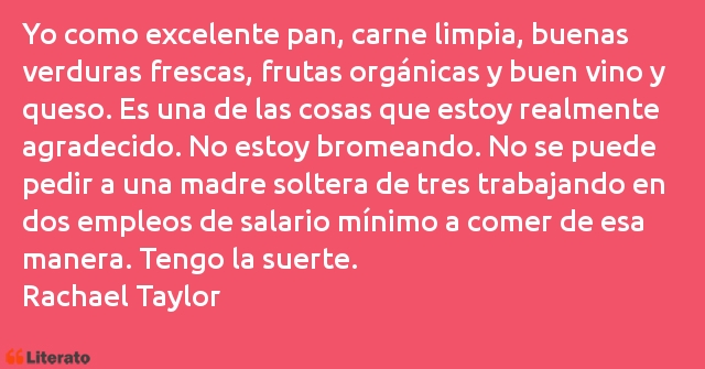 Frases de Rachael Taylor