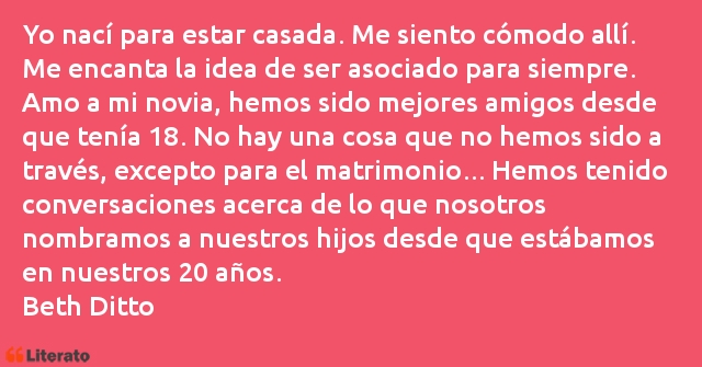 Frases de Beth Ditto