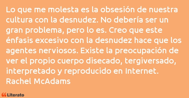 Frases de Rachel McAdams