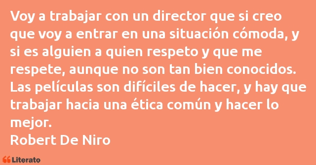 Frases de Robert De Niro