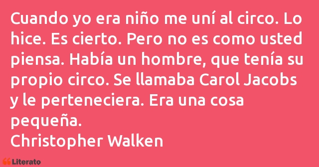 Frases de Christopher Walken