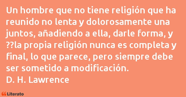 Frases de D. H. Lawrence