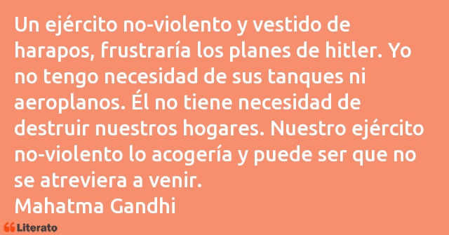 Frases de Mahatma Gandhi