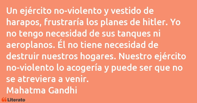 Frases de Mahatma Gandhi