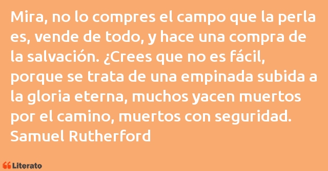 Frases de Samuel Rutherford