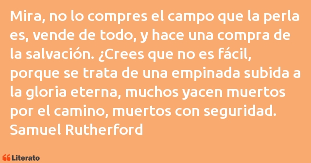 Frases de Samuel Rutherford