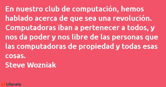 Frases de Steve Wozniak