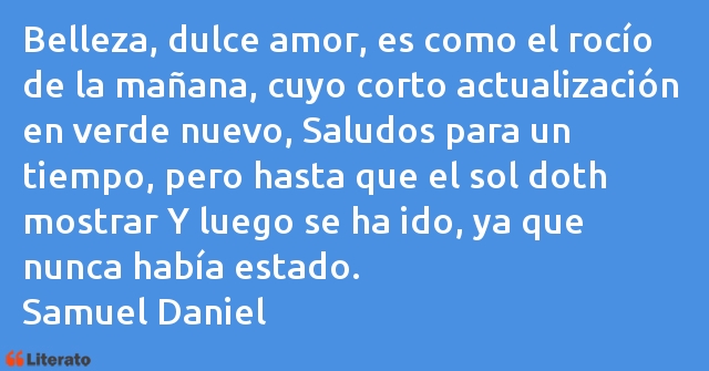 Frases de Samuel Daniel