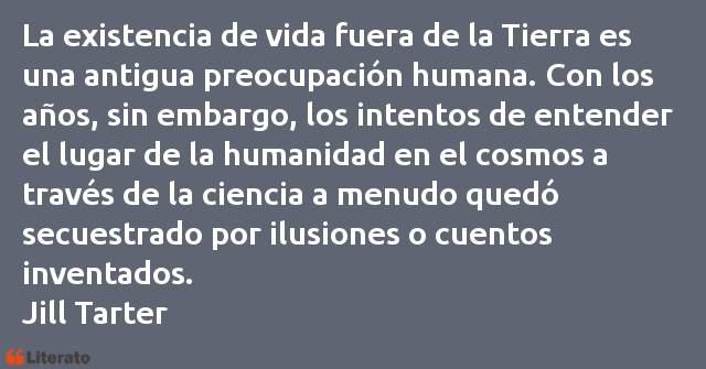 Frases de Jill Tarter