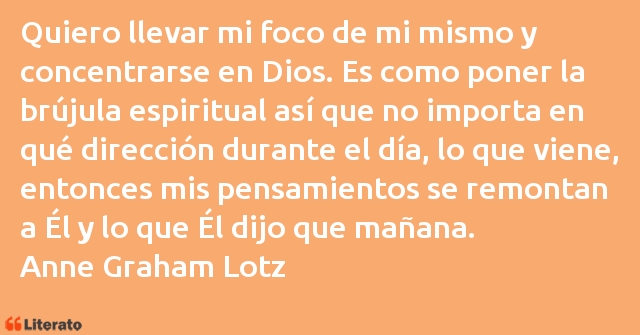 Frases de Anne Graham Lotz