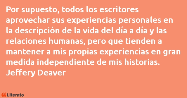 Frases de Jeffery Deaver